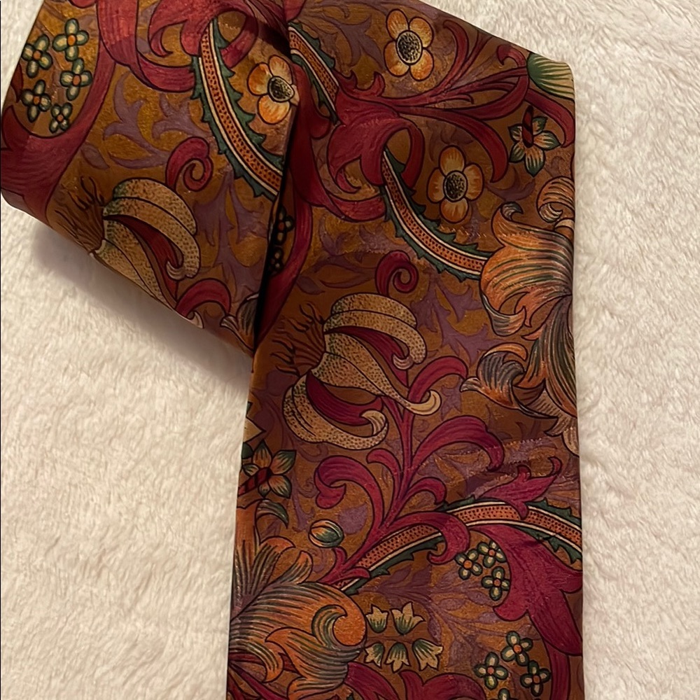 Kenzo Silk Designer Floral Tie